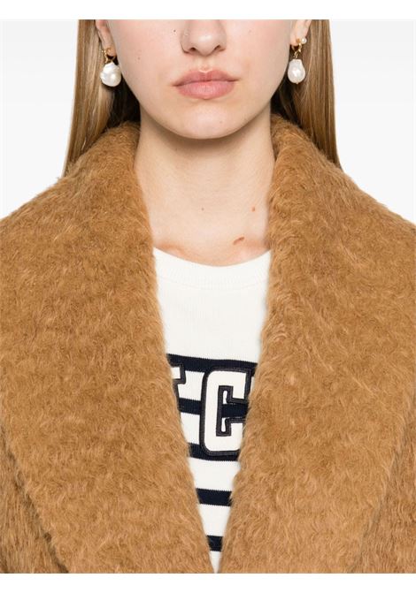 Tobacco brown shawl-collar coat Golden Goose - women GOLDEN GOOSE | GWP01951P00160755194